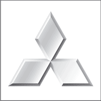 Mitsubishi on Mitsubishi 3d Logo